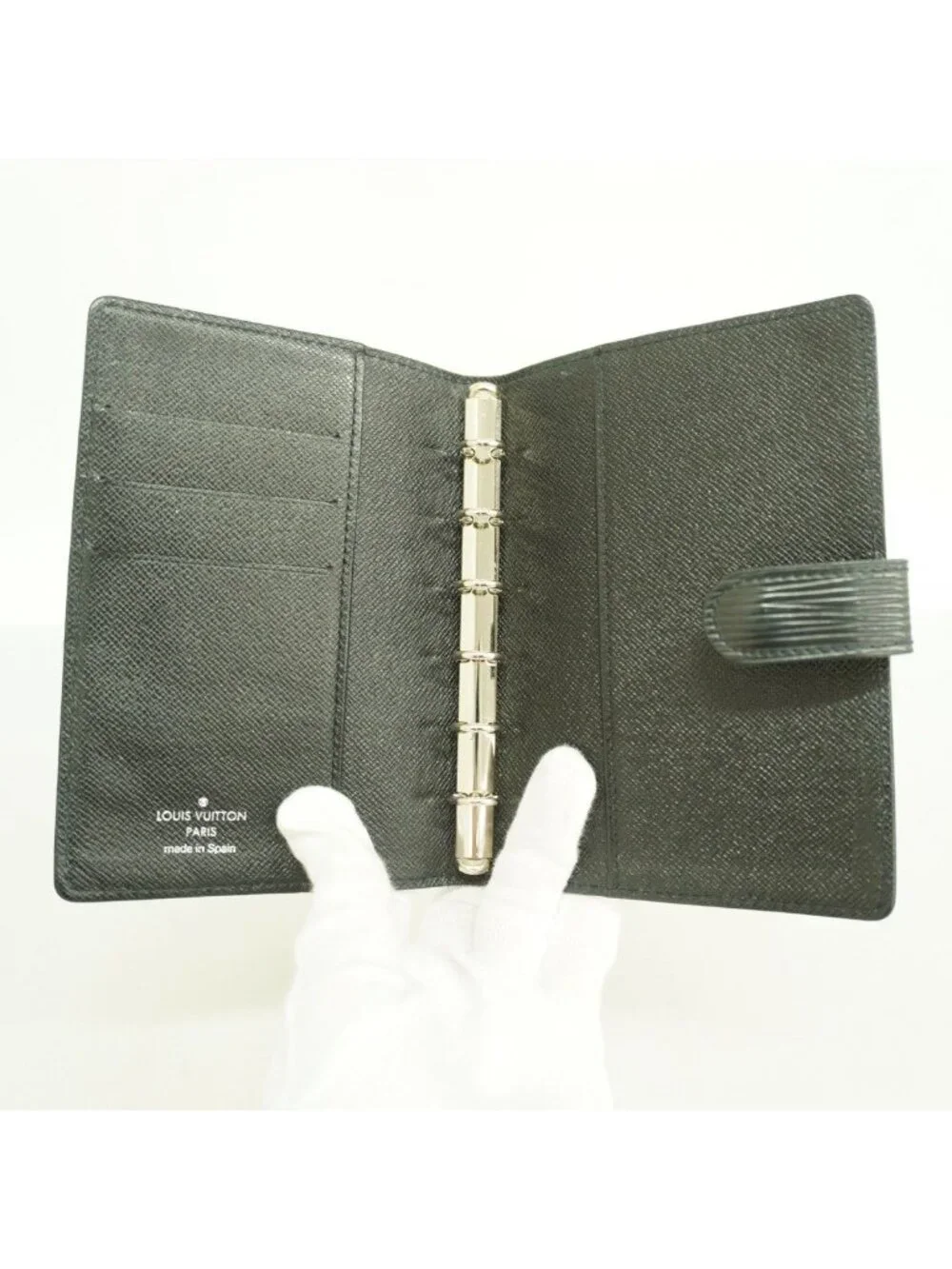 Louis Vuitton Notebook Cover Epi Agenda PM Noir